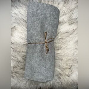 NWOT Grey Chenille Pillow Cover